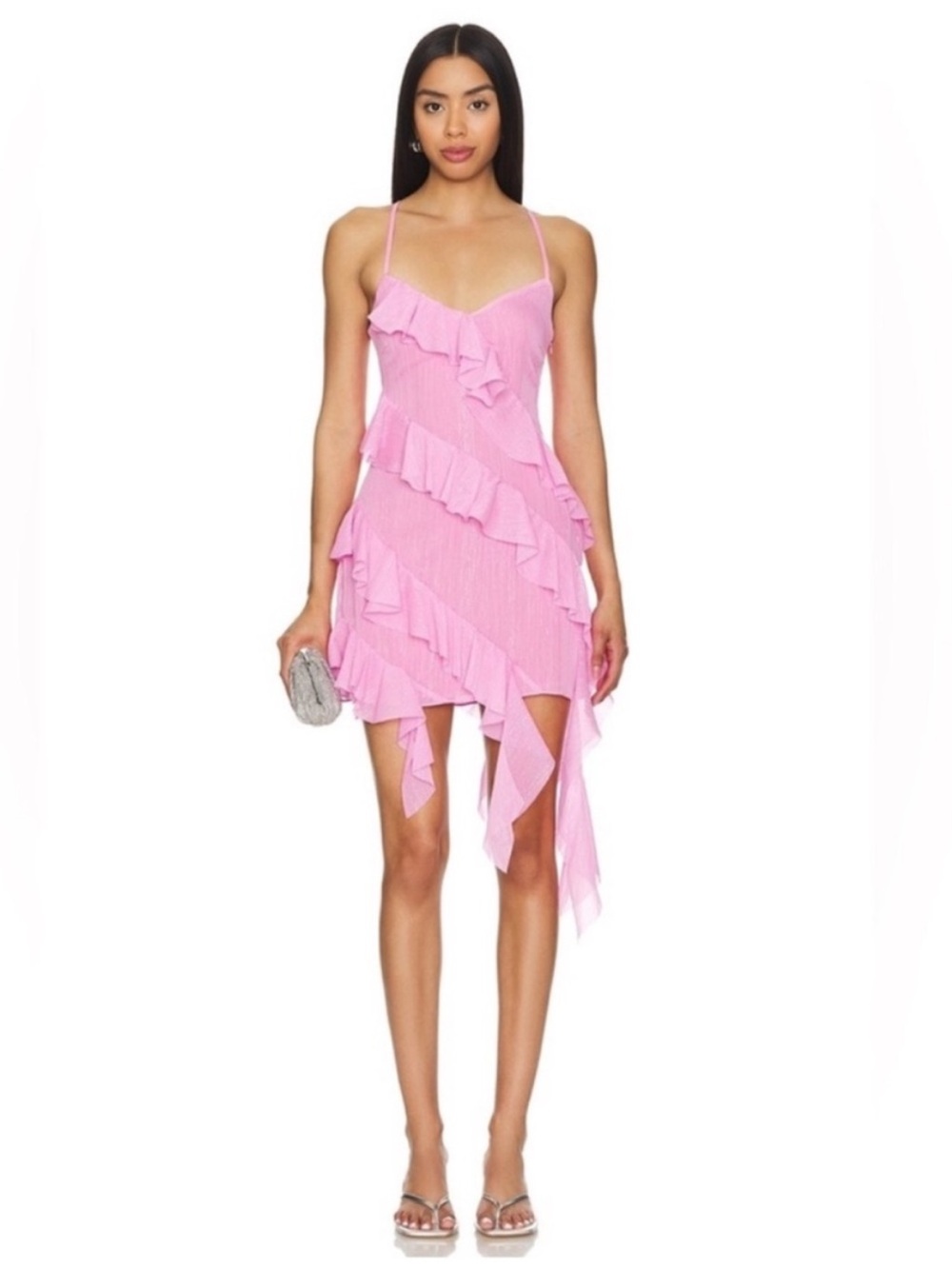 LIKELY - Ilaria Dress in Pink Sugar